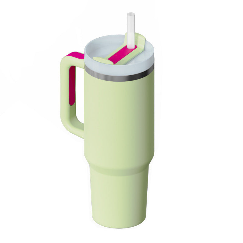 40 Oz Insulated Tumbler With Straw