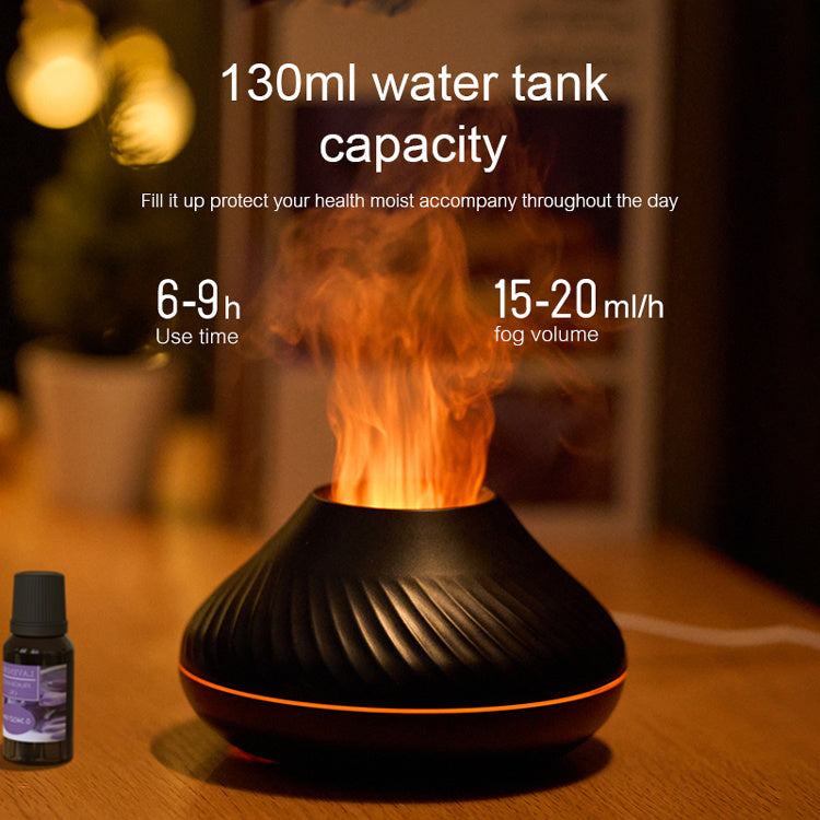 RGB Flame Aroma Humidifier Diffuser