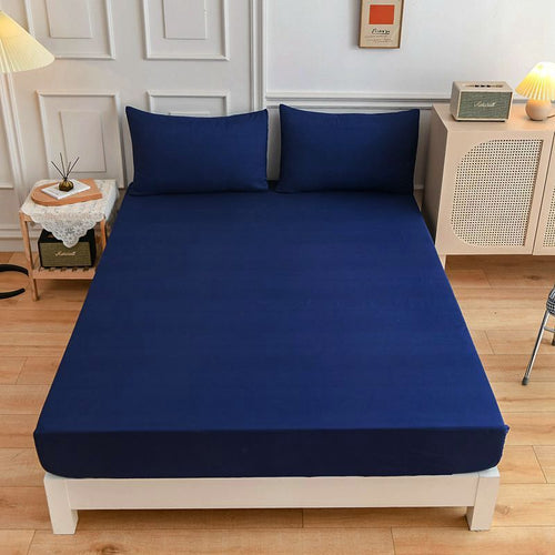 Cotton Fitted Sheet Pillow Case