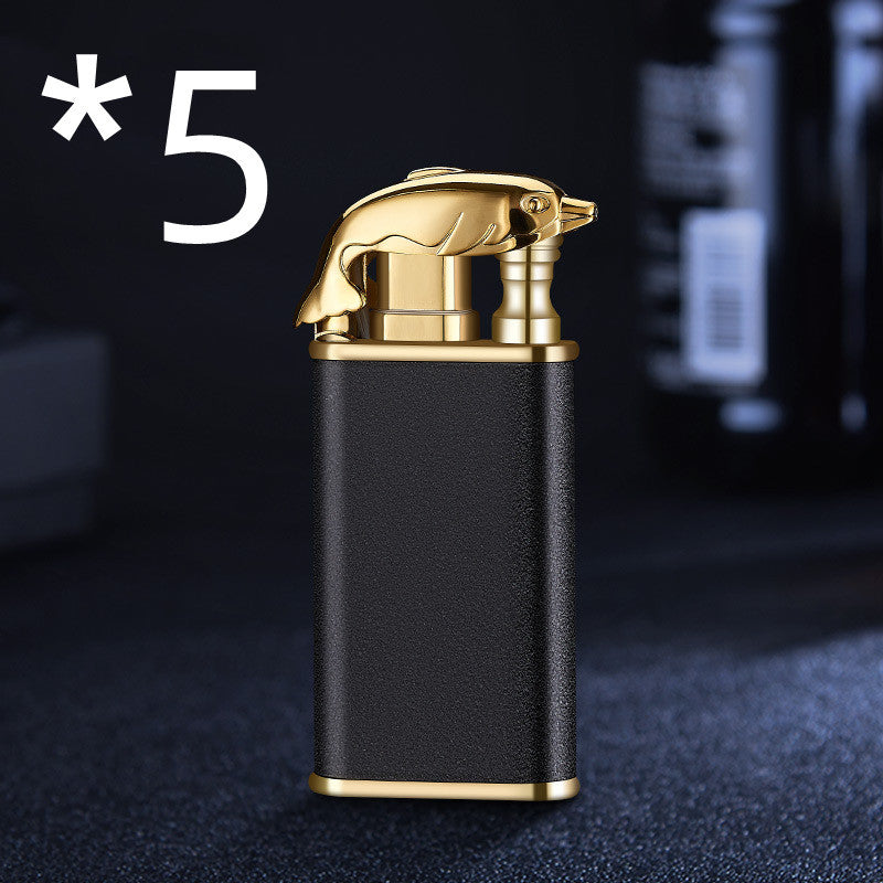 Double Flame Metal Windproof Lighter