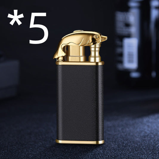 Double Flame Metal Windproof Lighter