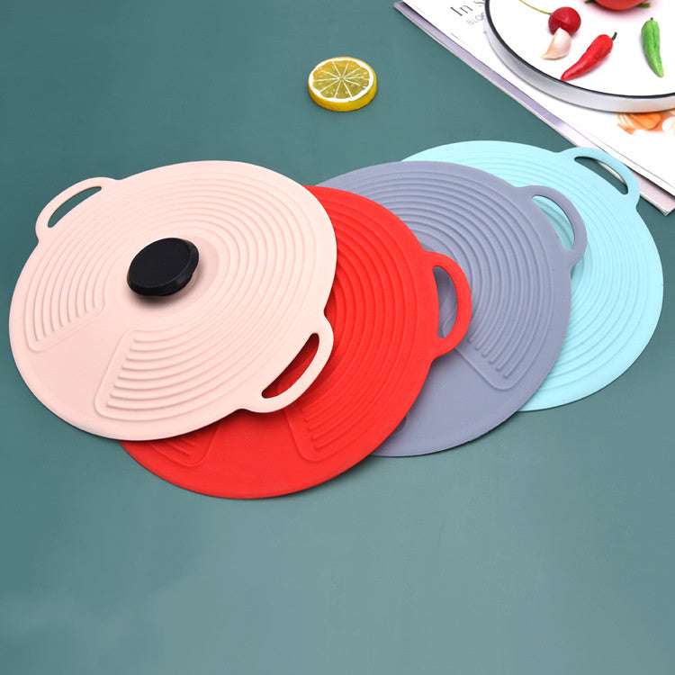 Silicone Spill-Proof Food Cover