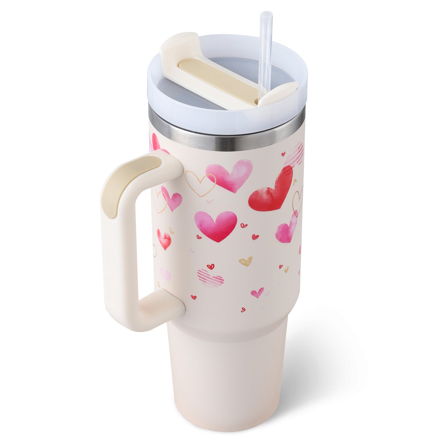 40 Oz Insulated Tumbler With Straw