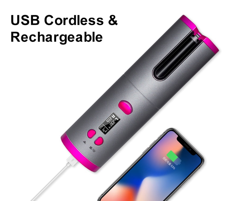 Portable Automatic Hair Curler