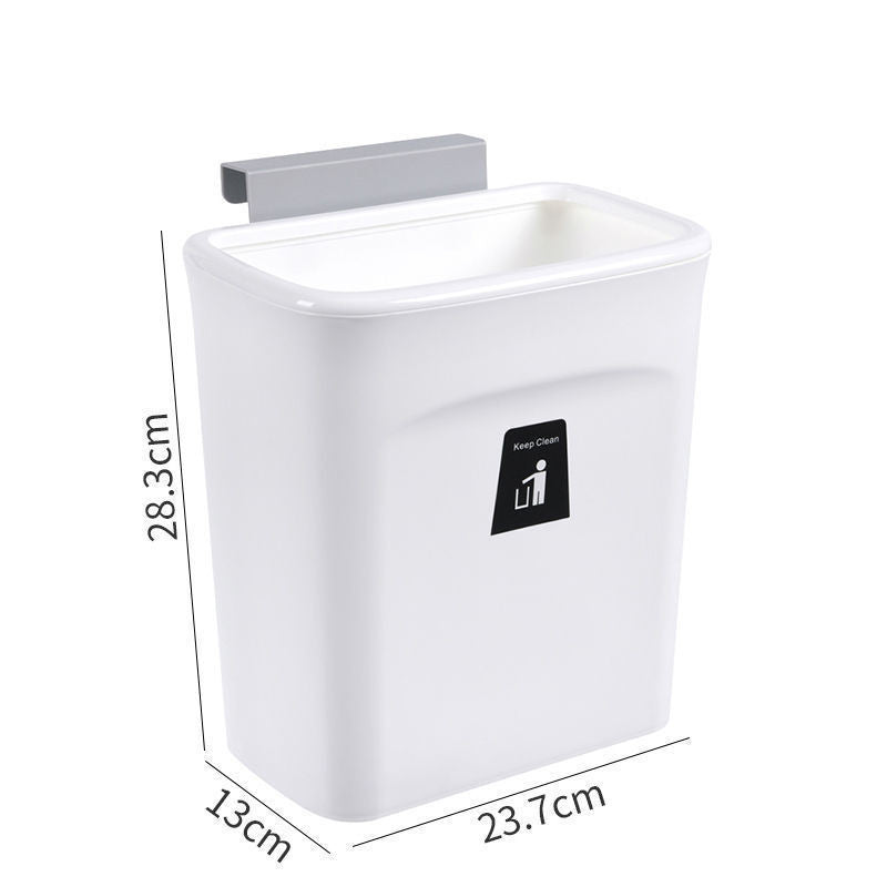 Wall-Hung Sliding Lid Trash Can