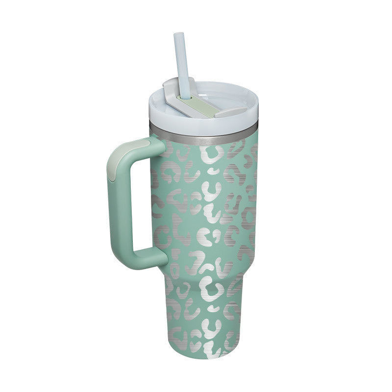 40 Oz Insulated Tumbler With Straw