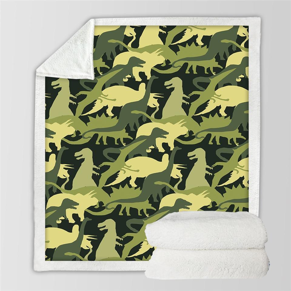Dinosaur Soft Cotton Blanket Kids