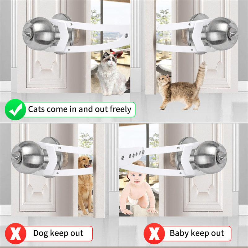 Adjustable Cat Door Latch Lock