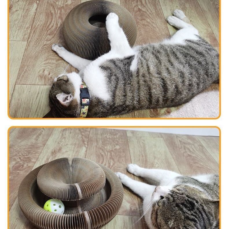 Corrugated Organ Cat Scratch Board Butler Toy