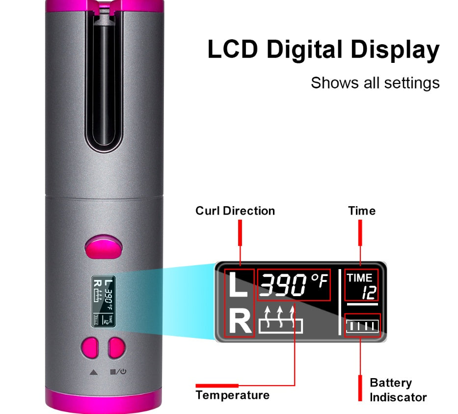 Portable Automatic Hair Curler