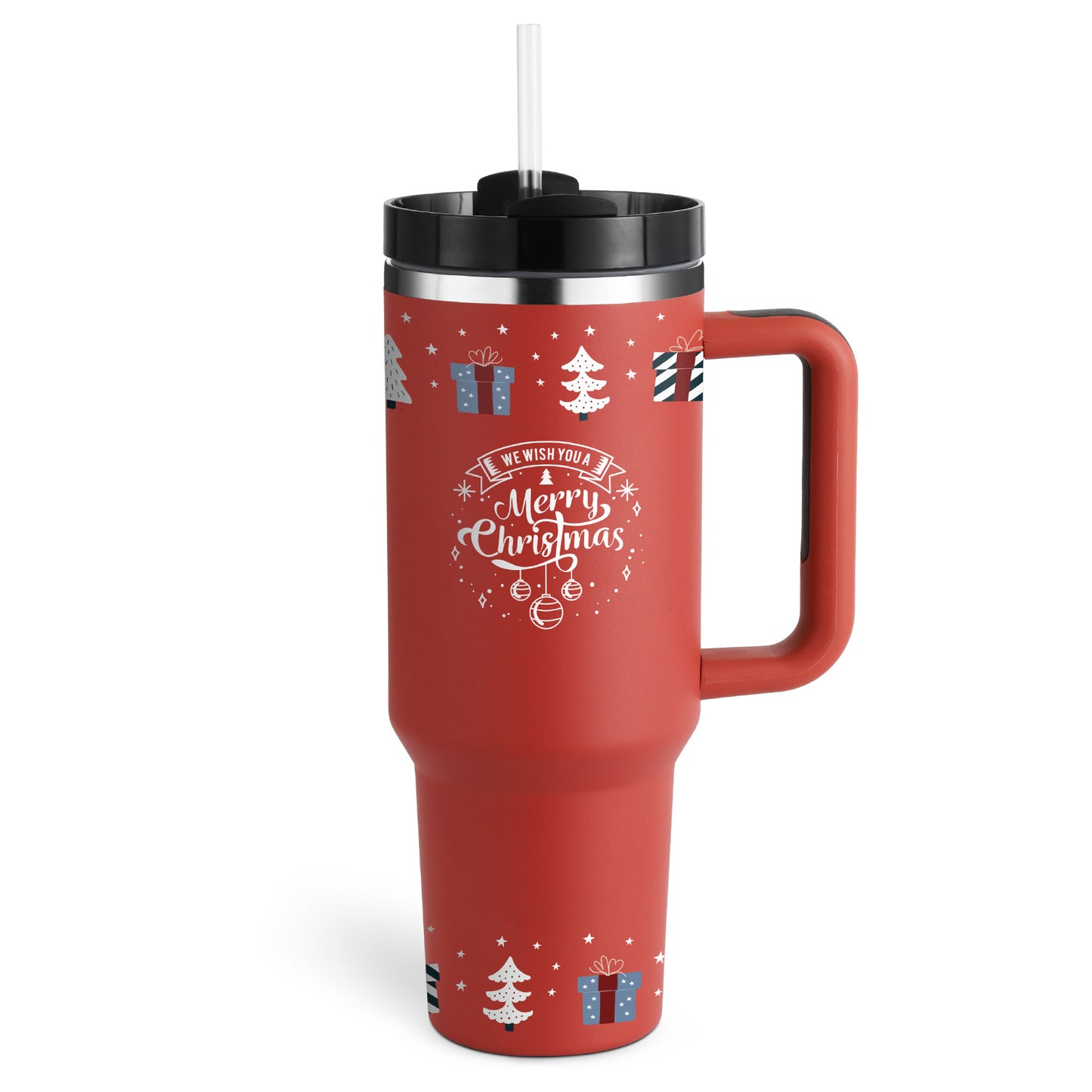 40 Oz Insulated Tumbler With Straw