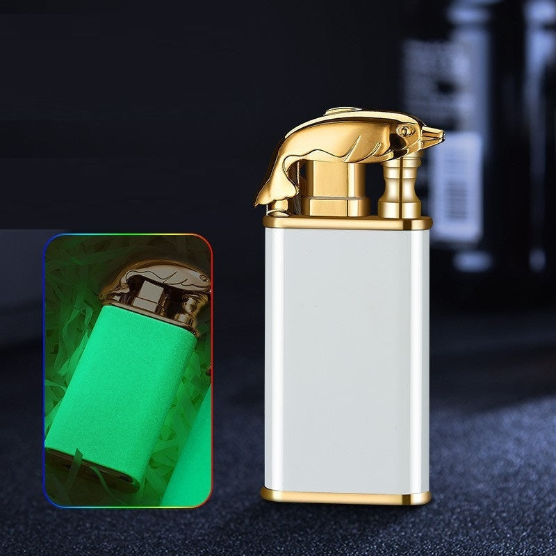 Double Flame Metal Windproof Lighter