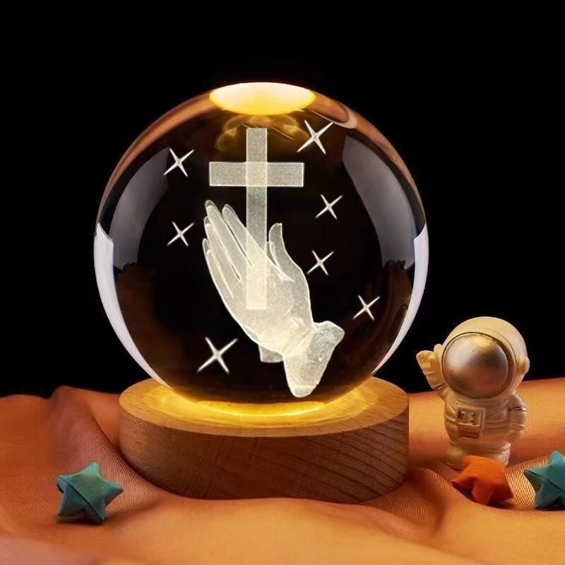 Luminous Crystal Ball Night Light