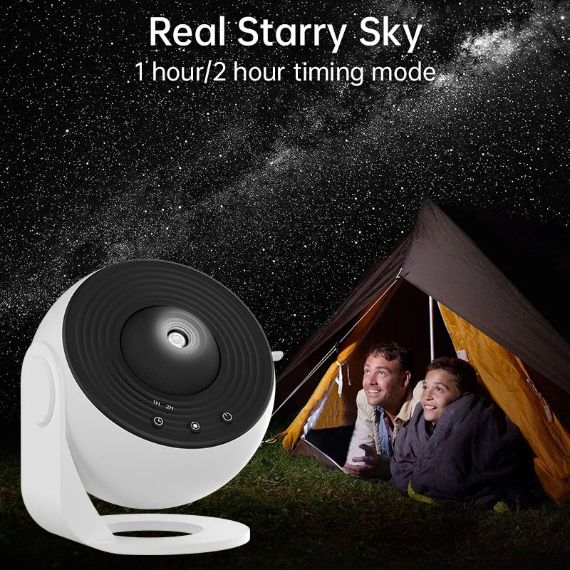 360° Starry Galaxy Projector Lamp