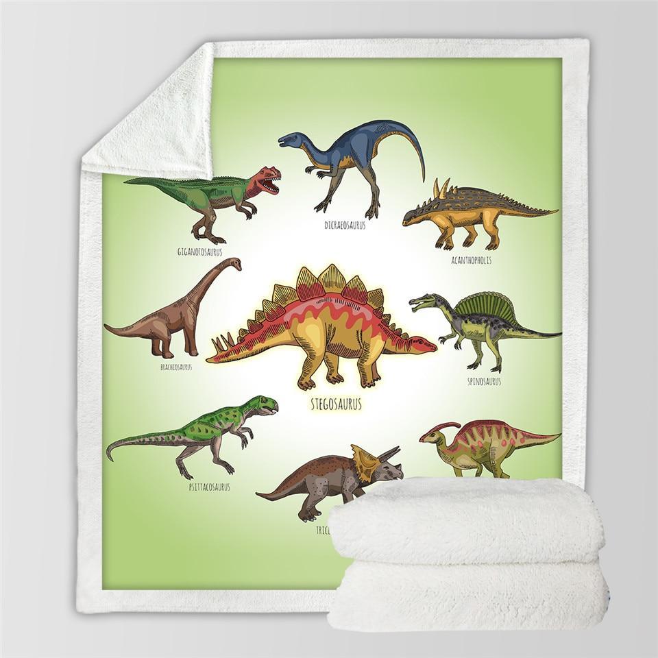 Dinosaur Soft Cotton Blanket Kids