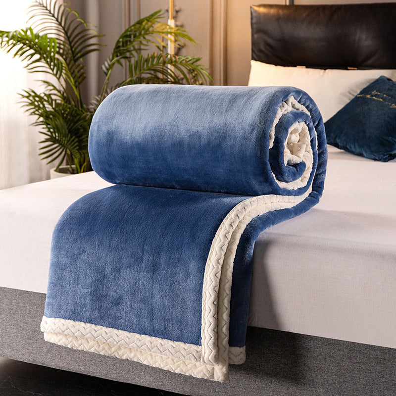 Thick Double Layer Fleece Blanket
