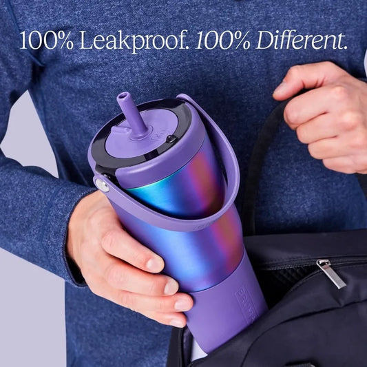 Leakproof Travel Tumbler With Straw
