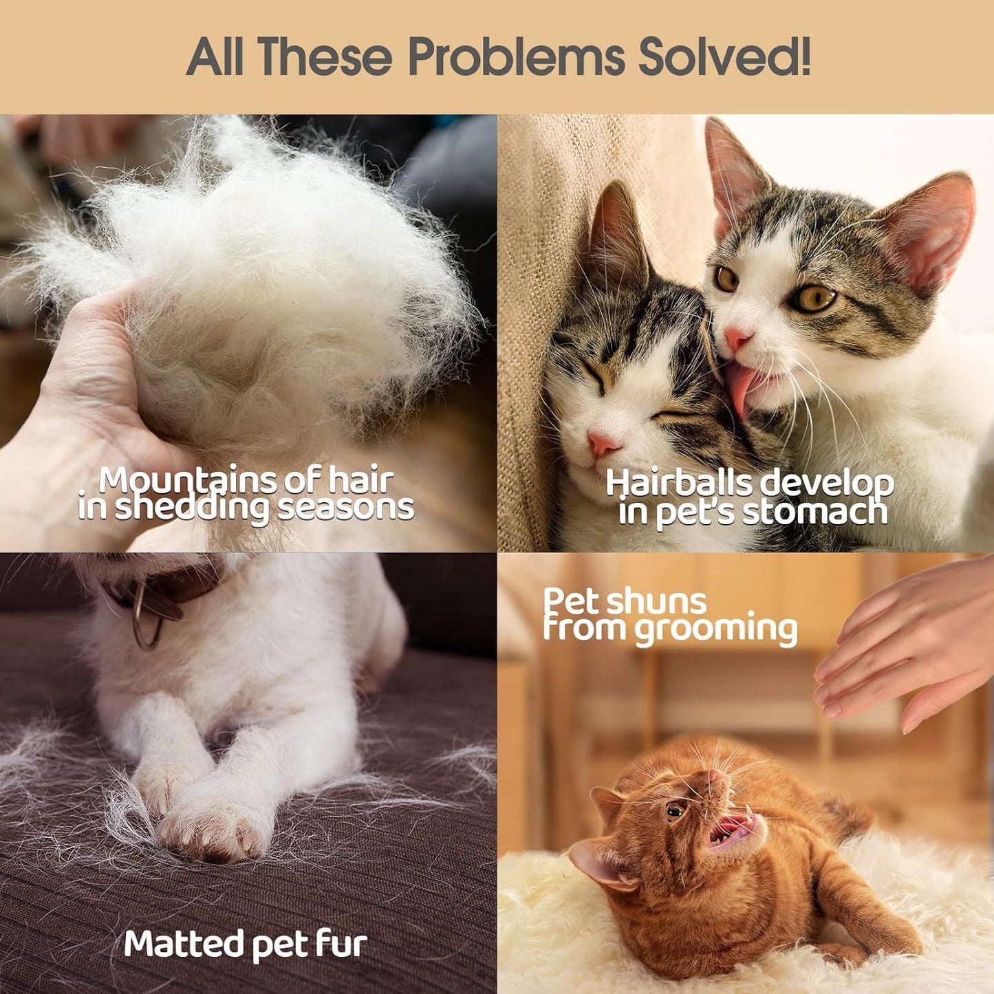 Upgrade Pet Grooming Gloves Mitts
