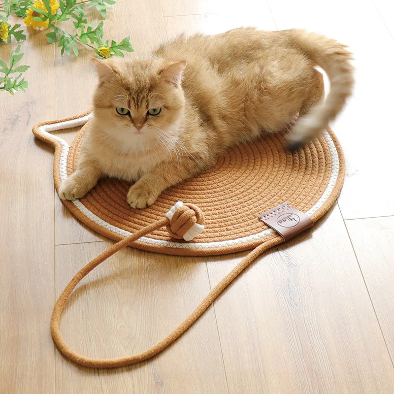 Braided Cotton Cat Scratching Mat