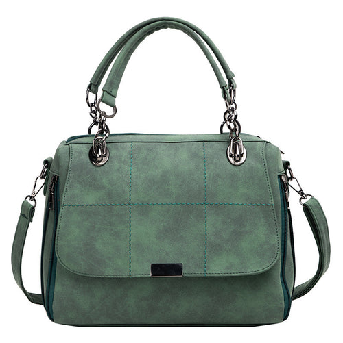 Matte Green Large Travel Tote