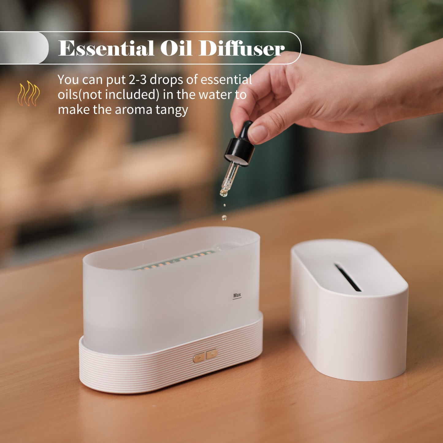 Flame Light Aromatherapy Mist Diffuser