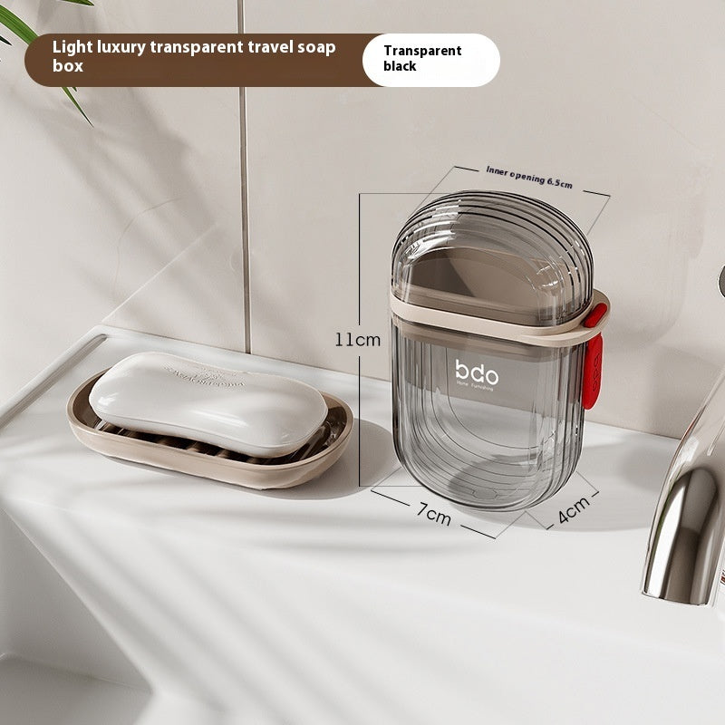 Portable Sealed Soap Box With Cover