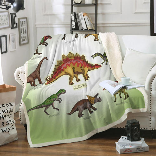 Dinosaur Soft Cotton Blanket Kids