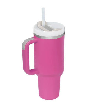 40 Oz Insulated Tumbler With Straw