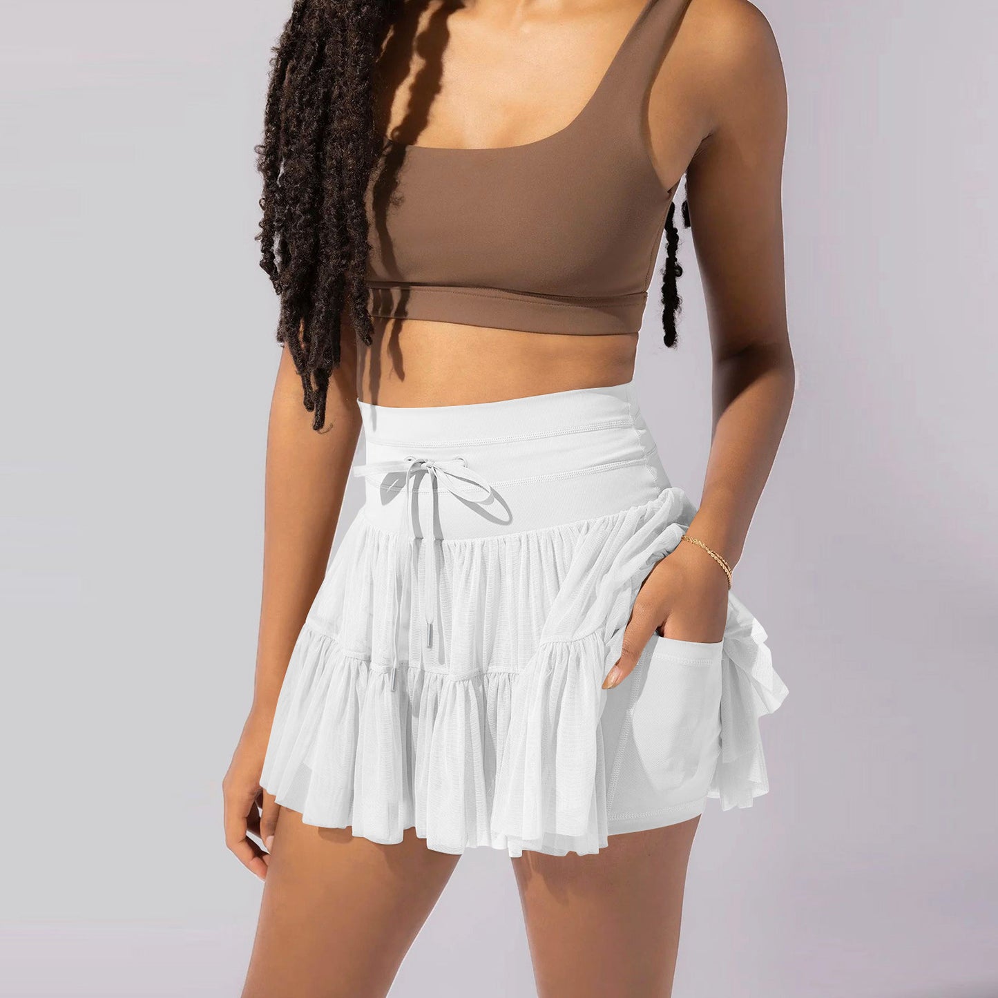 Lace-up Summer Safety Skirt