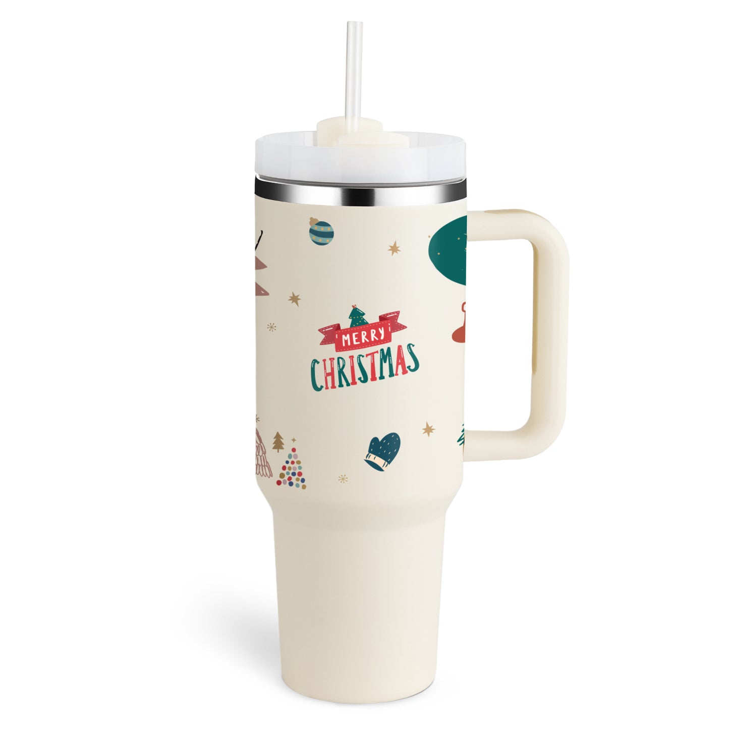 40 Oz Insulated Tumbler With Straw