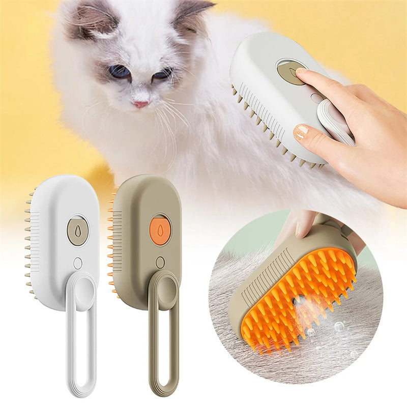 Steamy 3-in-1 Pet Brush