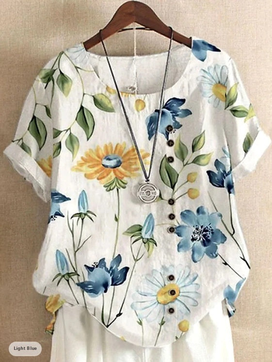 Noelle Bloom Cotton Blouse