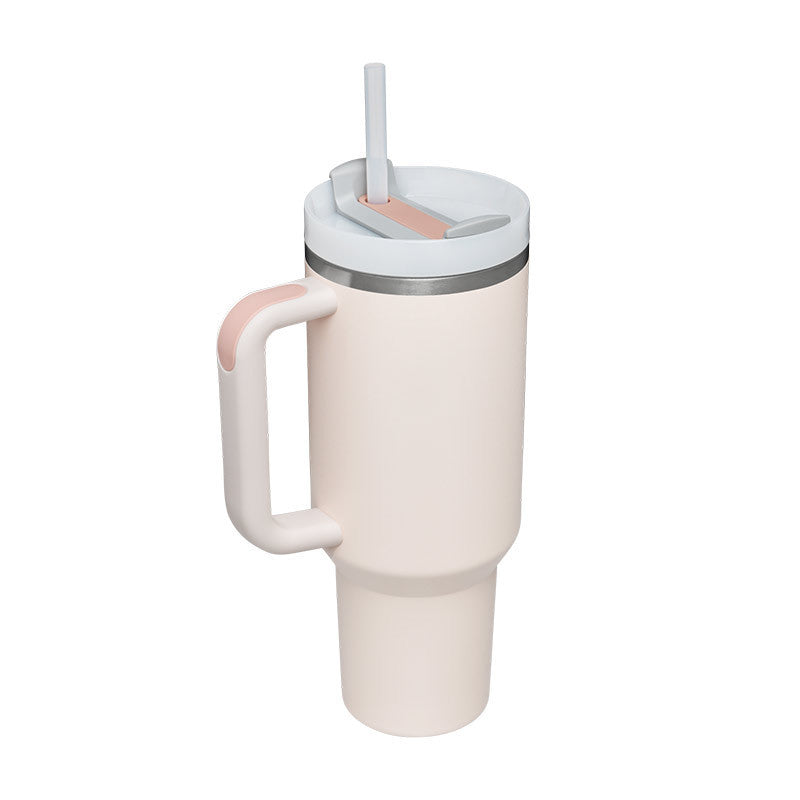 40 Oz Insulated Tumbler With Straw