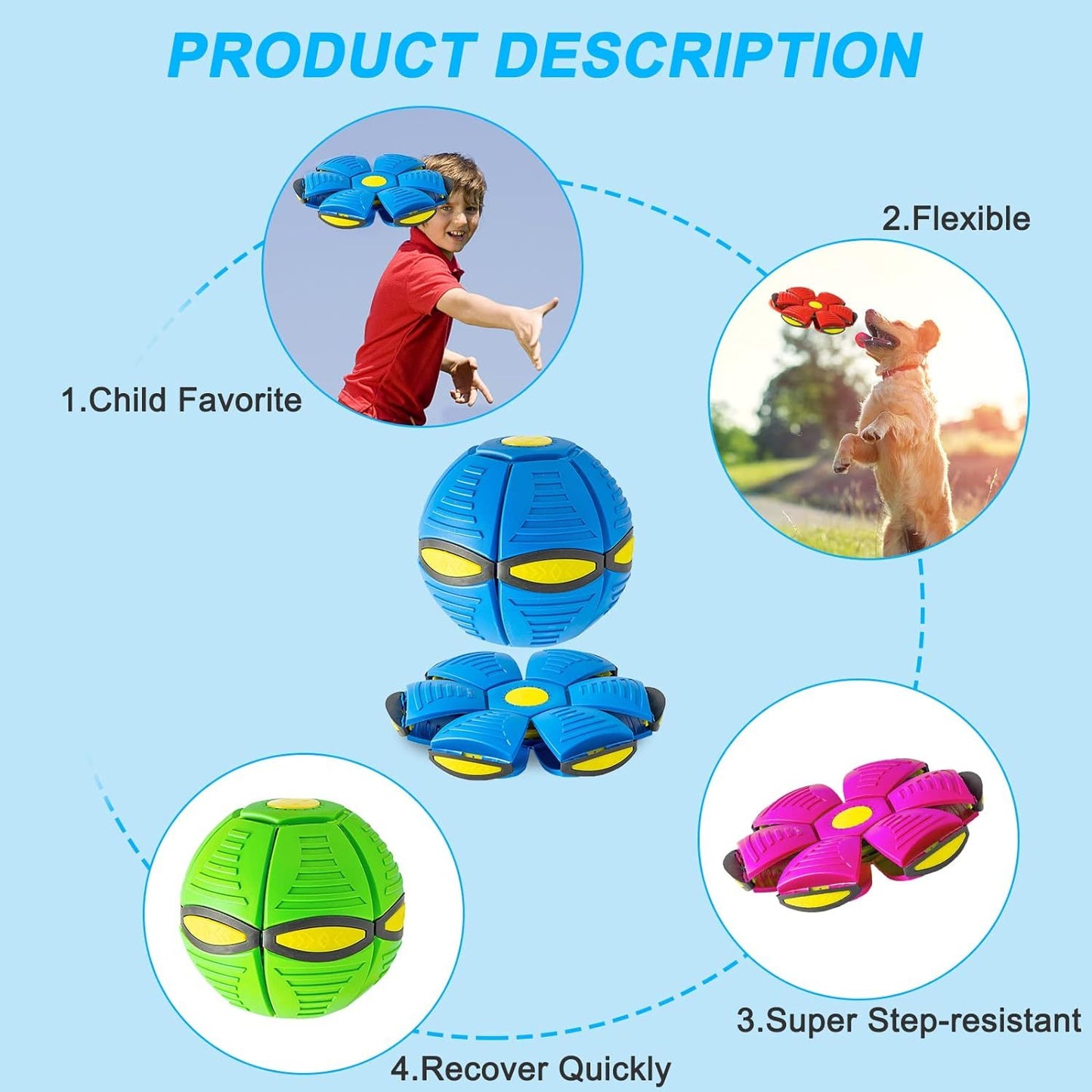 Magic Flying Saucer Dog Toy