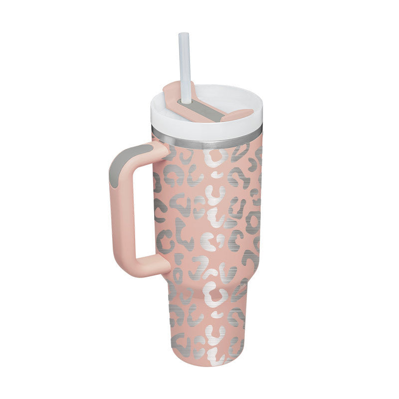 40 Oz Insulated Tumbler With Straw