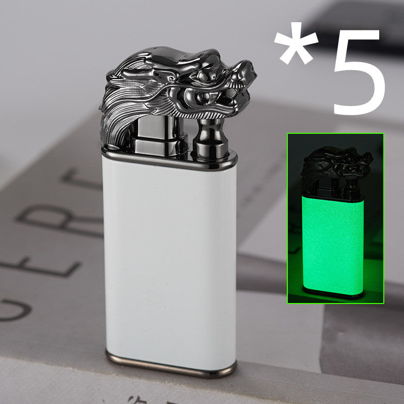 Double Flame Metal Windproof Lighter