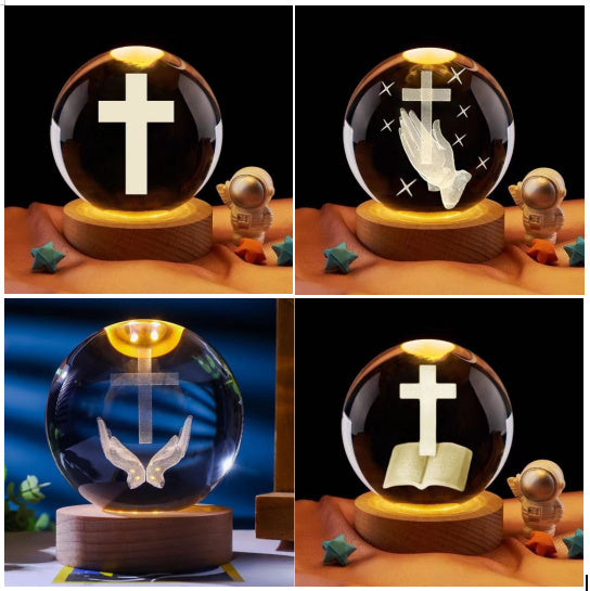 Luminous Crystal Ball Night Light