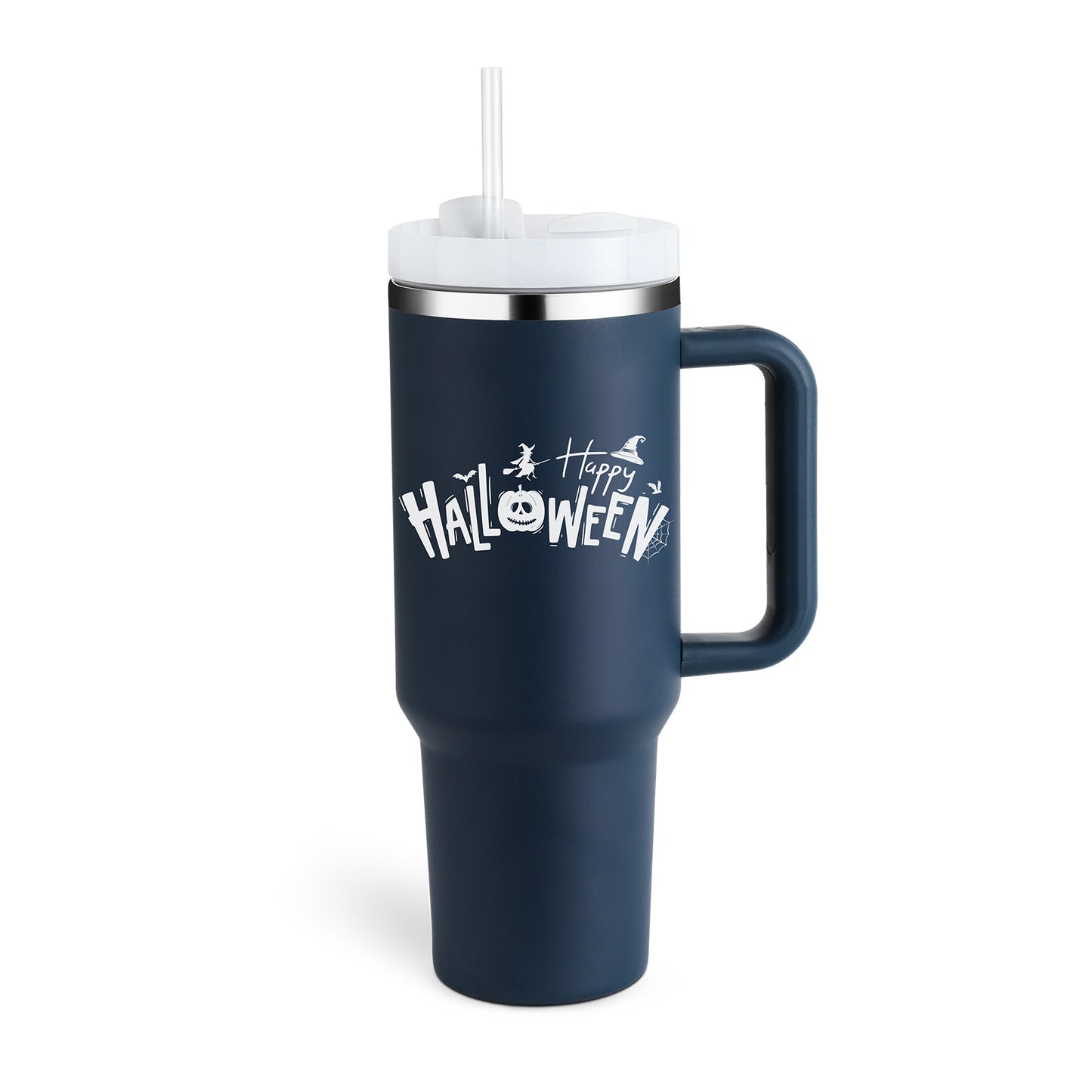 40 Oz Insulated Tumbler With Straw