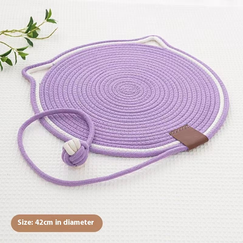 Braided Cotton Cat Scratching Mat