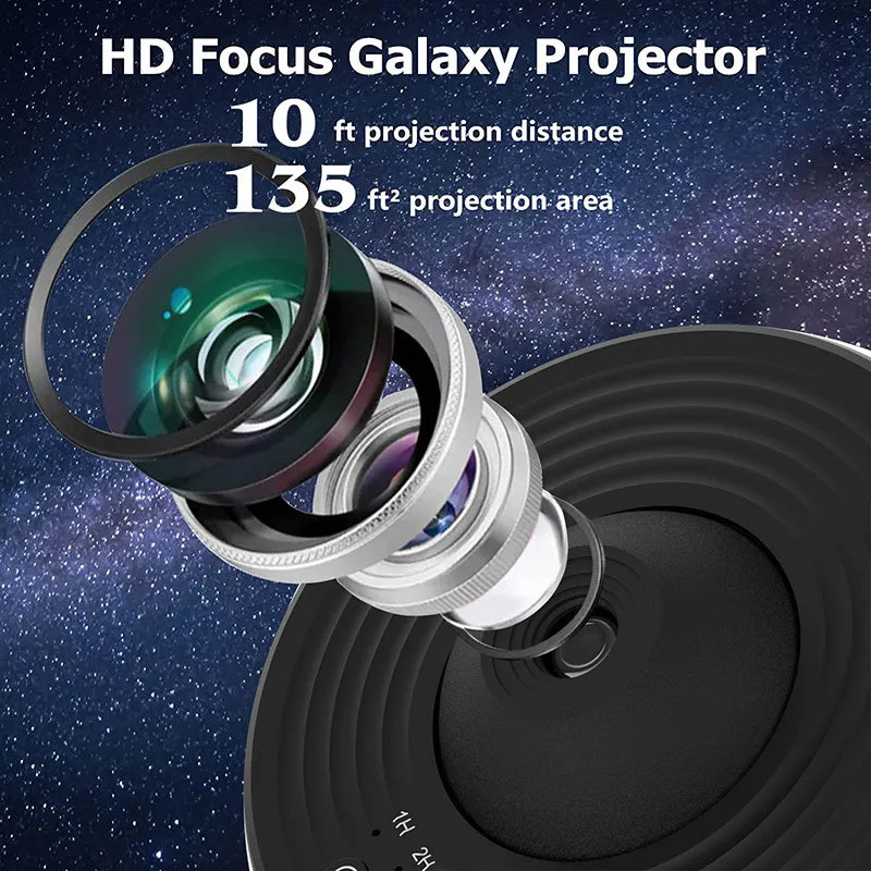 360° Starry Galaxy Projector Lamp