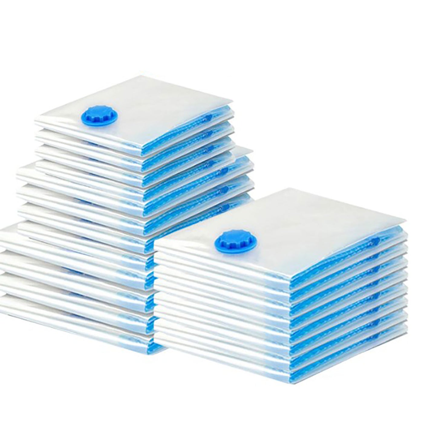 8Pcs Vacuum Compression Storage Bags PE PET Vacuum Seal Storage Bags with Hand Pump 35x50cm