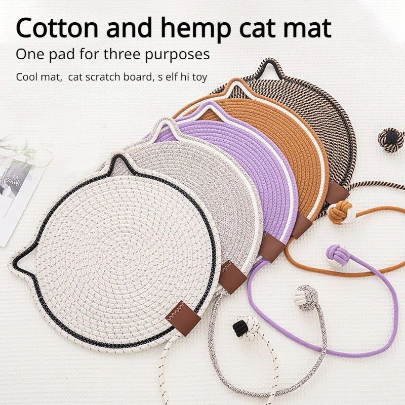 Braided Cotton Cat Scratching Mat