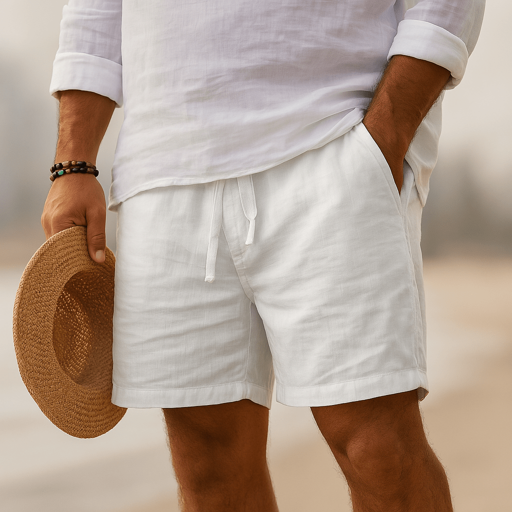 Barbados Coastal Linen Shorts