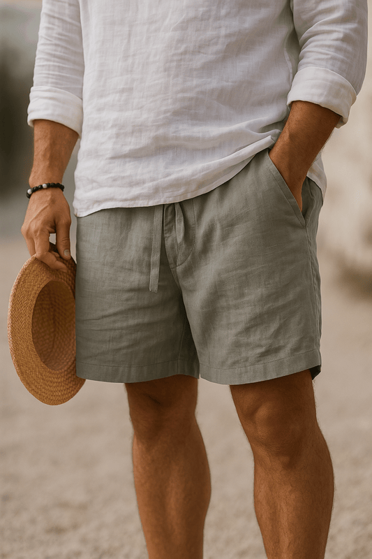 Barbados Coastal Linen Shorts