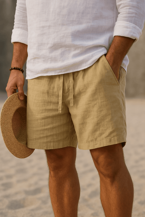 Barbados Coastal Linen Shorts