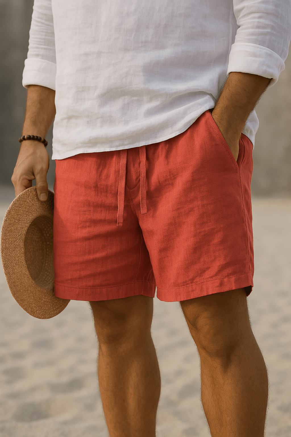 Barbados Coastal Linen Shorts