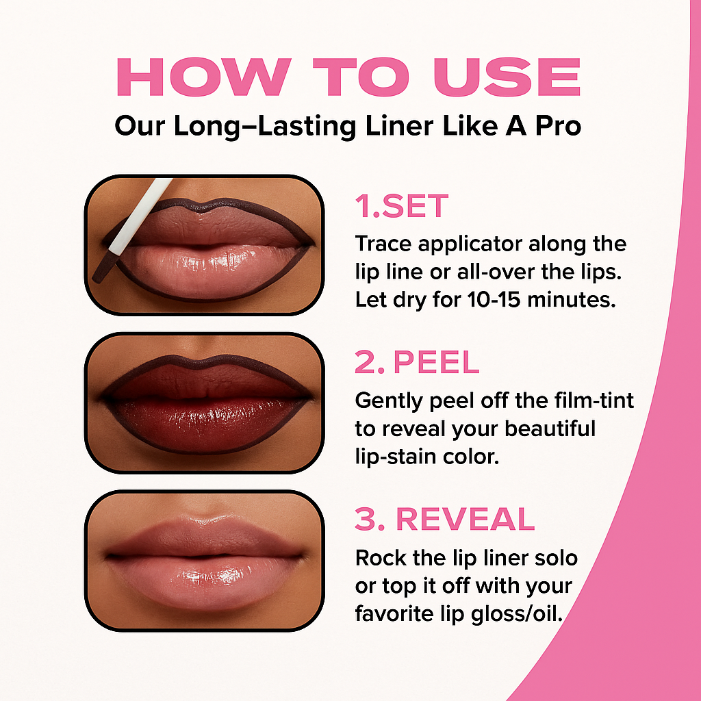 Waterproof Lip Liner Peel Off