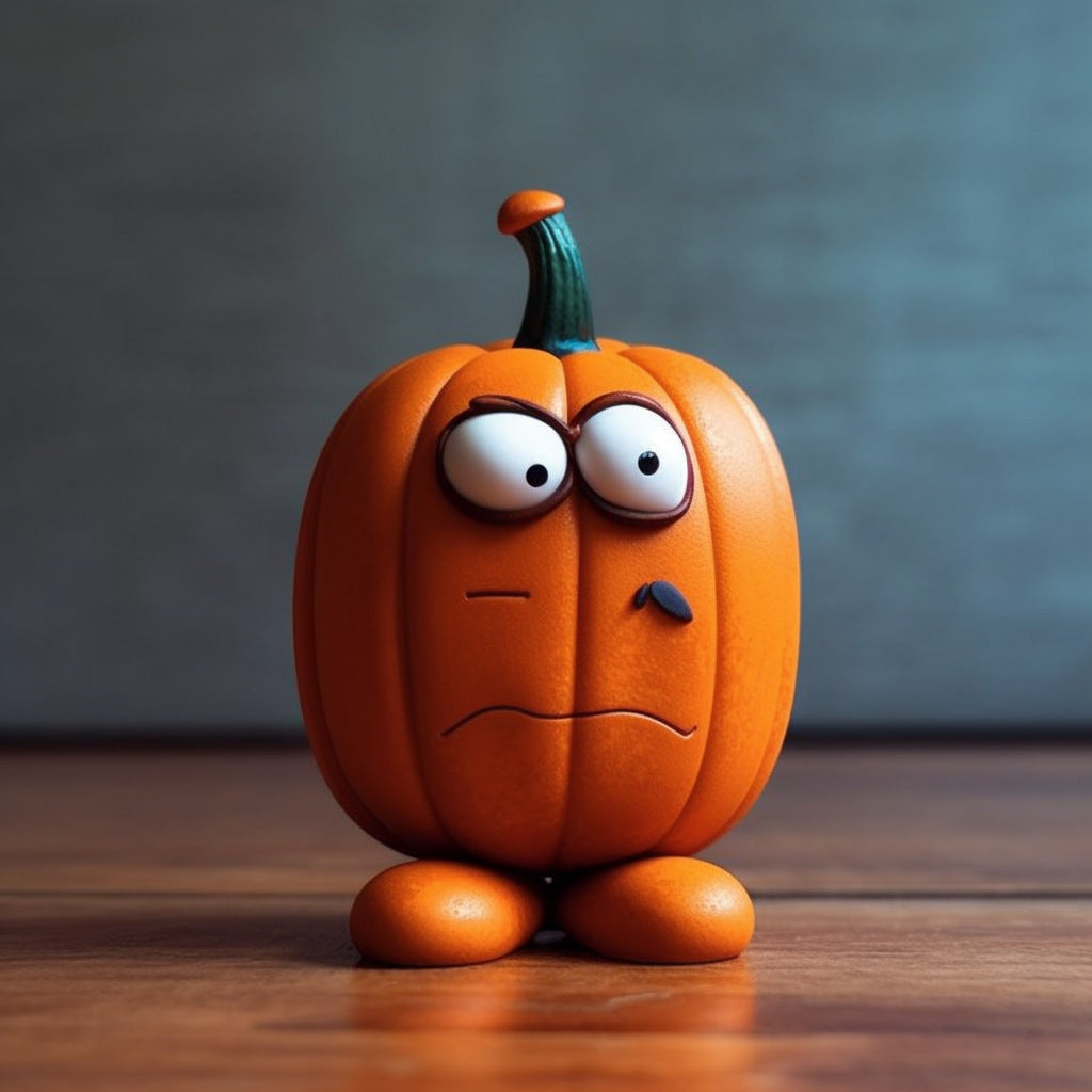 Cartoon Cross-border Large Halloween Pumpkin Outdoor Decoration Home Furnishings Party Pumpkin Resin Crafts Cute Cartoon