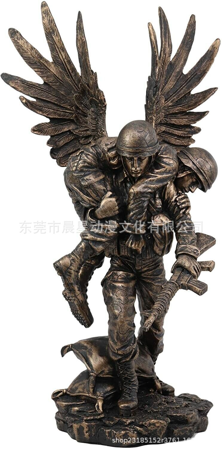 Spot Stair Angel Resin Craft Decoration Garden Statue Holding Legs Angel Home Wall Decoration Angel Wings