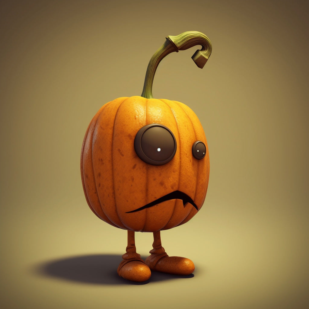 Cartoon Cross-border Large Halloween Pumpkin Outdoor Decoration Home Furnishings Party Pumpkin Resin Crafts Cute Cartoon